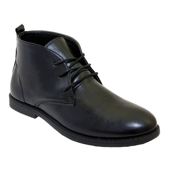 Men's Casual Chukka Boot - Black Case Pack 12 - Deals Kiosk