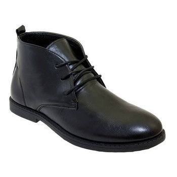Men's Casual Chukka Boot - Black Case Pack 12 - Deals Kiosk