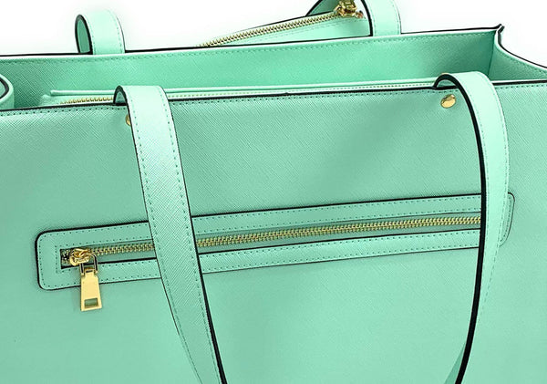 MAYA COLLECTION TENNIS TOTE FOR TWO RACQUETS WITH BOTTLE, CAN AND KEY HOLDERS - Deals Kiosk