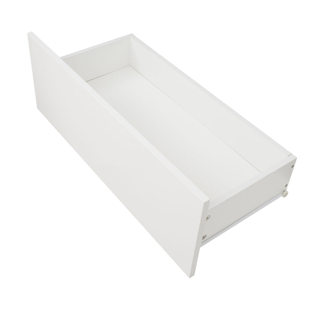 Modern White TV Stand, 20 Colors LED TV Stand w/Remote Control Lights - Deals Kiosk