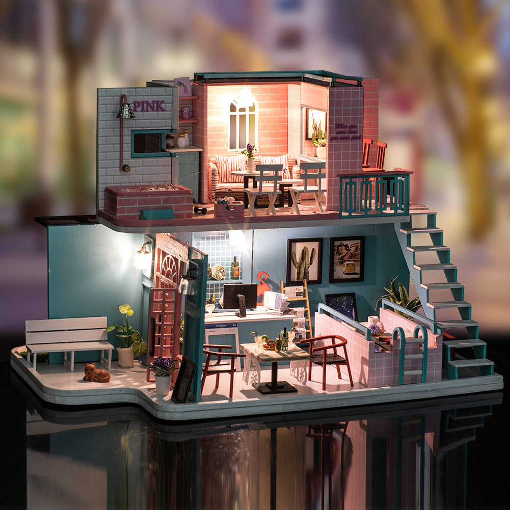 IIE CREATE 2019 New Toys for Kid DIY Wooden Miniature Doll House with Handmade Birthday Gift(14 Boxes/ Carton) - Deals Kiosk