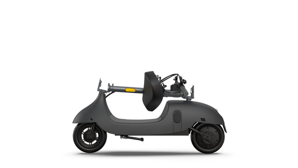 OKAI Beetle Electric Scooter with Seat, Up to 25 Miles Range & 15.5MPH, Modern Moped Scooter Bike with 10inch Vacuum Tires - Deals Kiosk