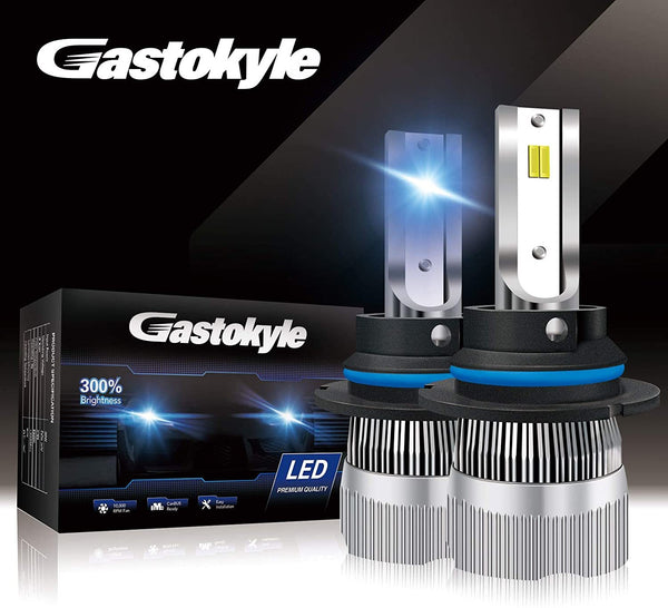 Gastokyle 9004 HB1 LED Headlight Bulbs,10000 Lumens 60W Super Bright LED Headlights Conversion Kit 6500K Cool White,Quick Installation Halogen Replacement, Pack of 2 - Deals Kiosk