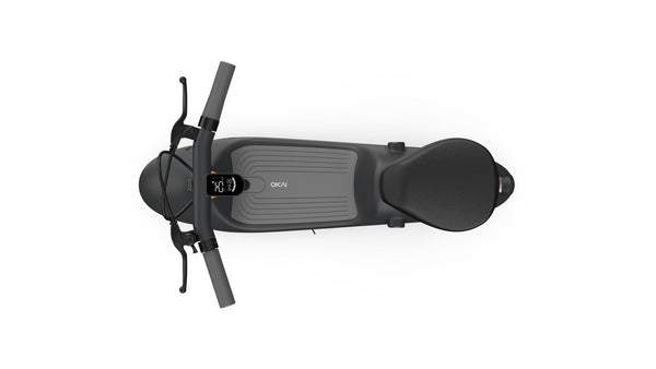 OKAI Beetle Electric Scooter with Seat, Up to 25 Miles Range & 15.5MPH, Modern Moped Scooter Bike with 10inch Vacuum Tires - Deals Kiosk