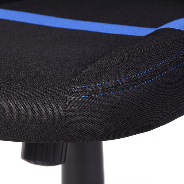 Gaming Office Chair with Fabric Adjustable Swivel,BLUE - Deals Kiosk