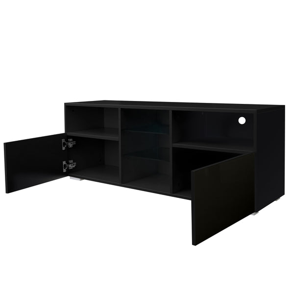 Modern Minimalist TV Cabinet Living Room with 20 colors LED Lights,TV Stand Entertainment Center Modern High-Gloss LED TV Cabinet, Simpleness Creative Furniture TV Cabinet - Deals Kiosk