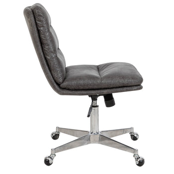 Adjustable Swivel Armless Office Chair Desk Chair - Deals Kiosk