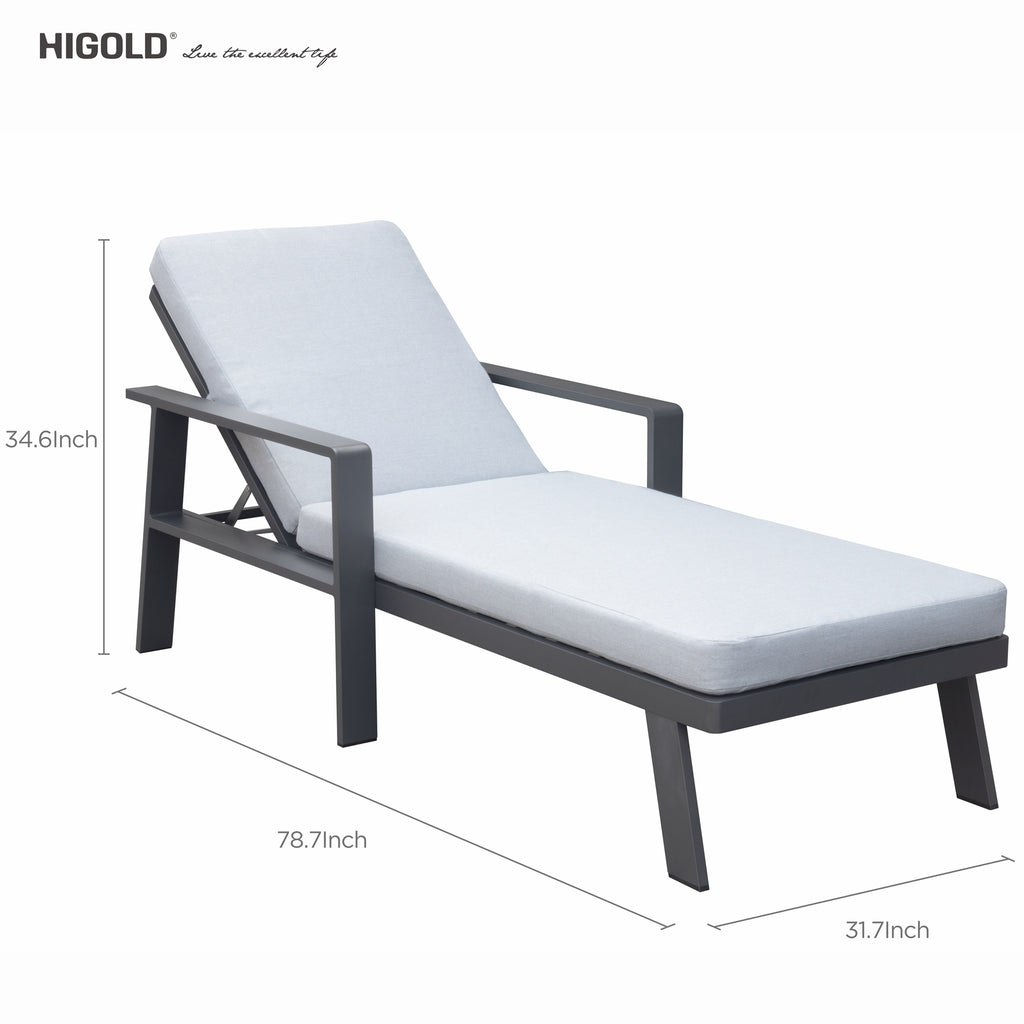 HIGOLD - Nofi 4.0 Outdoor Chaise Lounge - Deals Kiosk