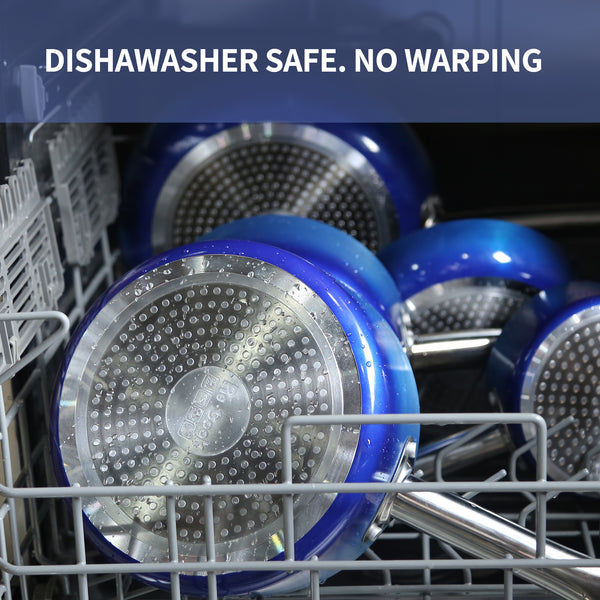 Cookware Sets, Nonstick Pots and Pans Set– 9pc, Kitchen Cookware Sets, Induction Cooking Pan Set, Non Sticking Pan Set – Dishwasher and Oven Safe - Deals Kiosk