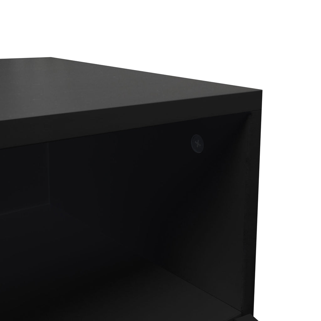 Modern Minimalist TV Cabinet Living Room with 20 colors LED Lights,TV Stand Entertainment Center Modern High-Gloss LED TV Cabinet, Simpleness Creative Furniture TV Cabinet - Deals Kiosk