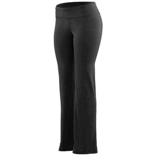 LADIES WIDE WAIST BRUSHED BACK POLY/SPANDEX PANT - Deals Kiosk