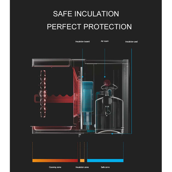 Higold - Goldchef Portable No Smoke Gas Grill, Reddot Design 2018 Winner No Smoke Vertical Burnner 12000Btu Grill for Outdoor, Stainless Steel, Red - Deals Kiosk