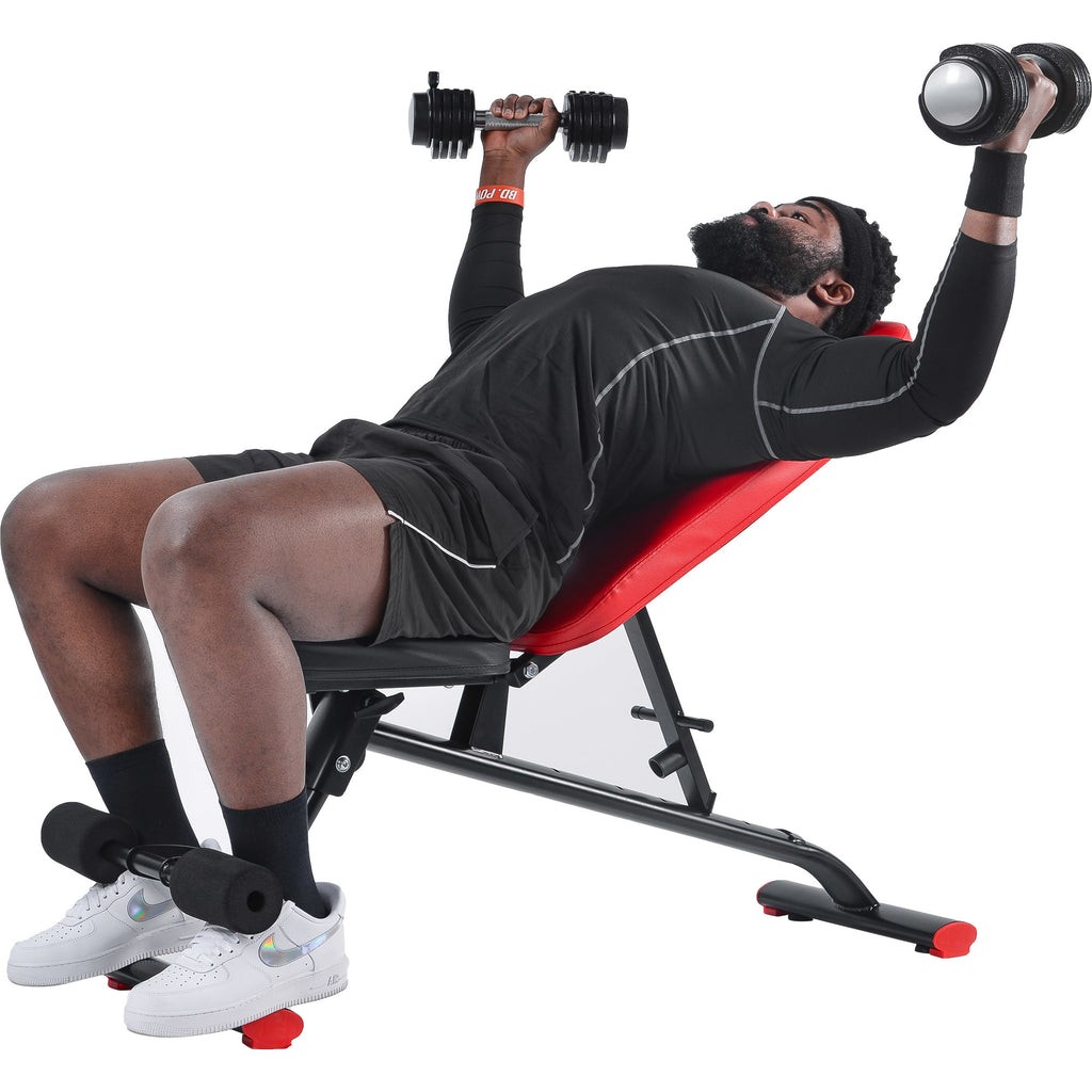 Pair of 12.5 Lbs Adjustable Dumbbell with Handle and Weight Plate for Home Gym black RT - Deals Kiosk