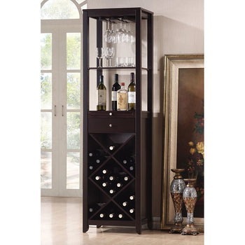 Casey Wine Cabinet in Wenge YJ - Deals Kiosk