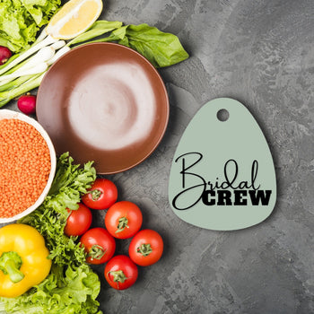 Bridal Crew Graphic Glass Cutting Board - Deals Kiosk