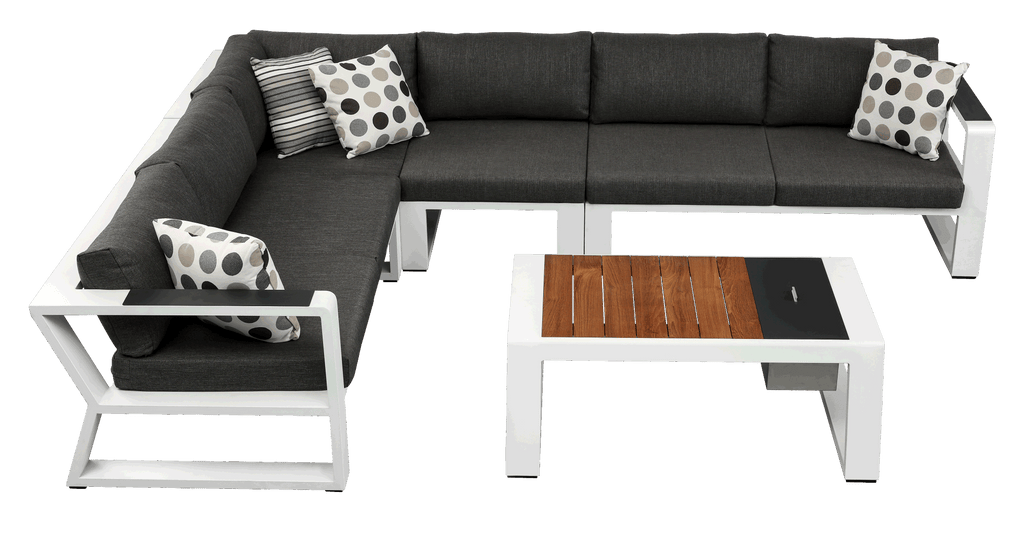 HIGOLD - Exee 6 Seaters Outdoor Sectional Sofa - Deals Kiosk