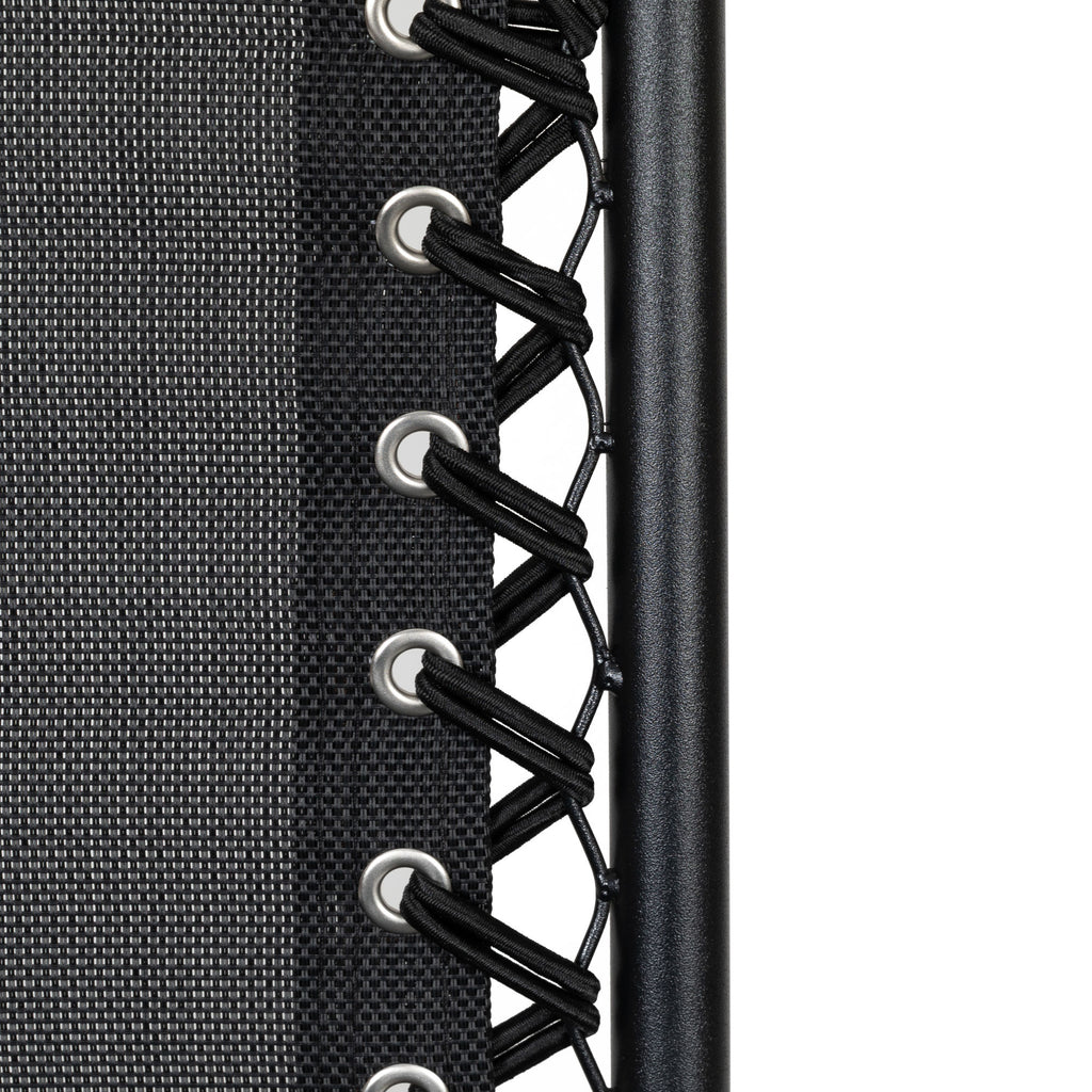 Adjustable Folding Mesh Zero Gravity Reclining Lounge Chair with Pillow and Cup Holder Tray, Set of 2 - Deals Kiosk