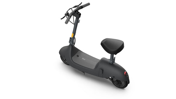 OKAI Beetle Electric Scooter with Seat, Up to 25 Miles Range & 15.5MPH, Modern Moped Scooter Bike with 10inch Vacuum Tires - Deals Kiosk