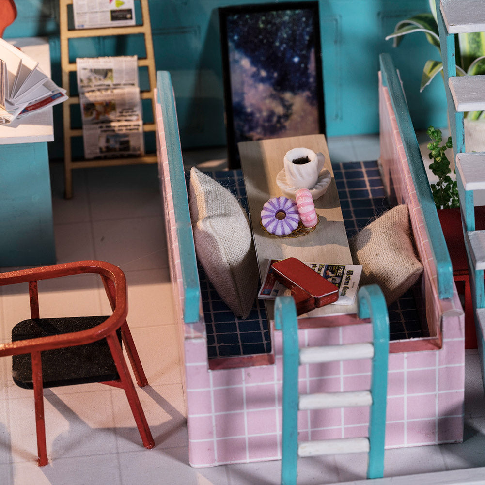 IIE CREATE 2019 New Toys for Kid DIY Wooden Miniature Doll House with Handmade Birthday Gift(With dust cover) - Deals Kiosk