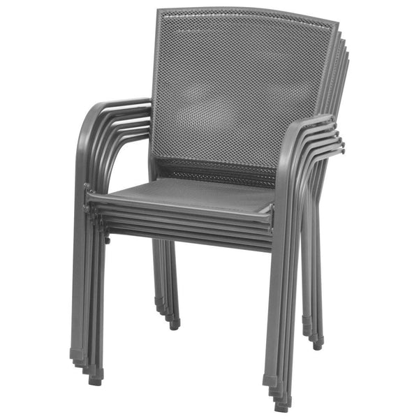 7 Piece Outdoor Dining Set Steel Anthracite - Deals Kiosk