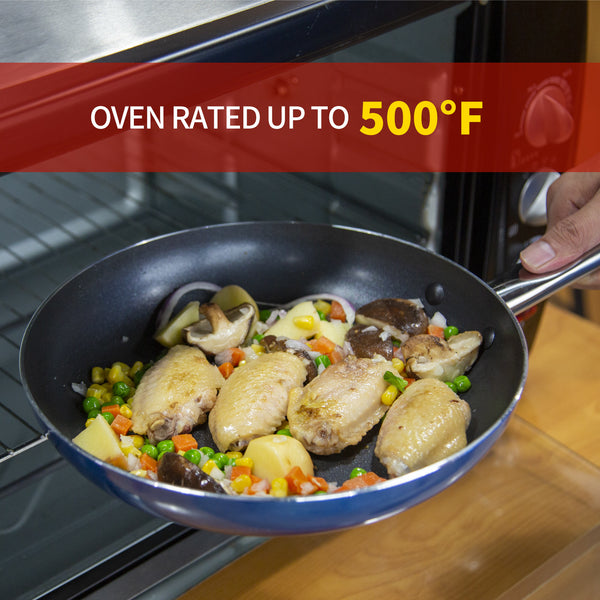 Cookware Sets, Nonstick Pots and Pans Set– 9pc, Kitchen Cookware Sets, Induction Cooking Pan Set, Non Sticking Pan Set – Dishwasher and Oven Safe - Deals Kiosk