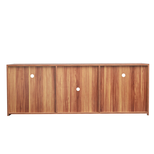 145 Modern 57 inches TV Stand Matte Body High Gloss Fronts with 16 Color LEDs - Deals Kiosk