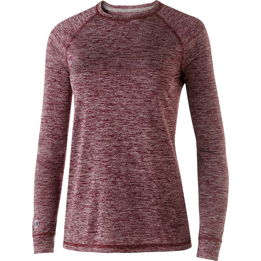 Ladies Athletic Shirt, Electrify 2.0 Long Sleeve Tee - Deals Kiosk