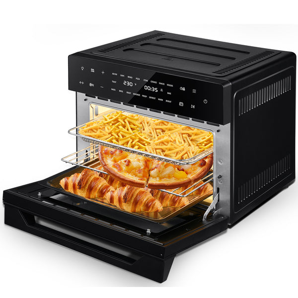 Geek Chef AiroCook 31QT Air Fryer Toaster Oven Combo, with Extra Large Capacity, Family Size, 18-in-1 Countertop Oven(Prohibited from listing on Amazon) - Deals Kiosk