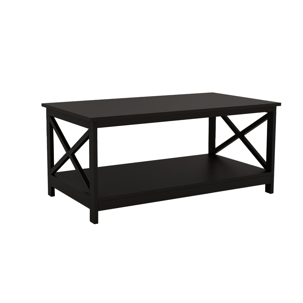 Coffee Table Oxford End Table Concepts Oxford Coffee Table, Black - Deals Kiosk