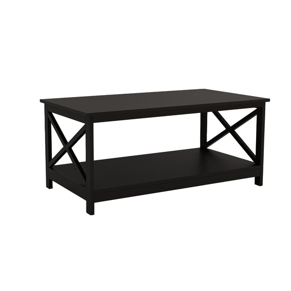 Coffee Table Oxford End Table Concepts Oxford Coffee Table, Black - Deals Kiosk