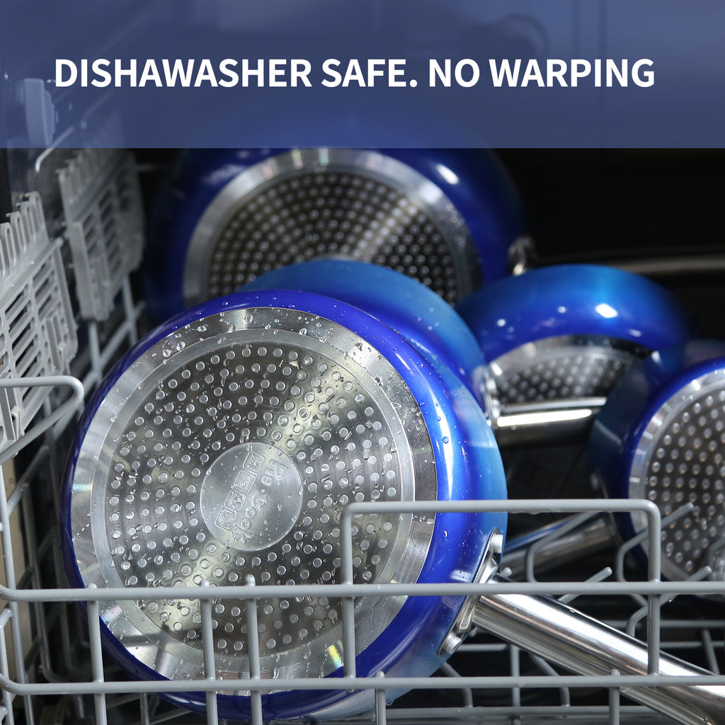 Kitchen Cookware Sets, Nonstick Pots and Pans Set, 12 Pcs, Non Sticking Granite Cookware, Induction Cookware Set, Dishwasher and Oven Safe - Deals Kiosk