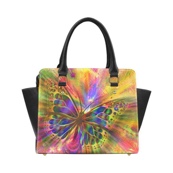 Handbags, Colorful Butterfly Style Top-Handle Bag - Deals Kiosk