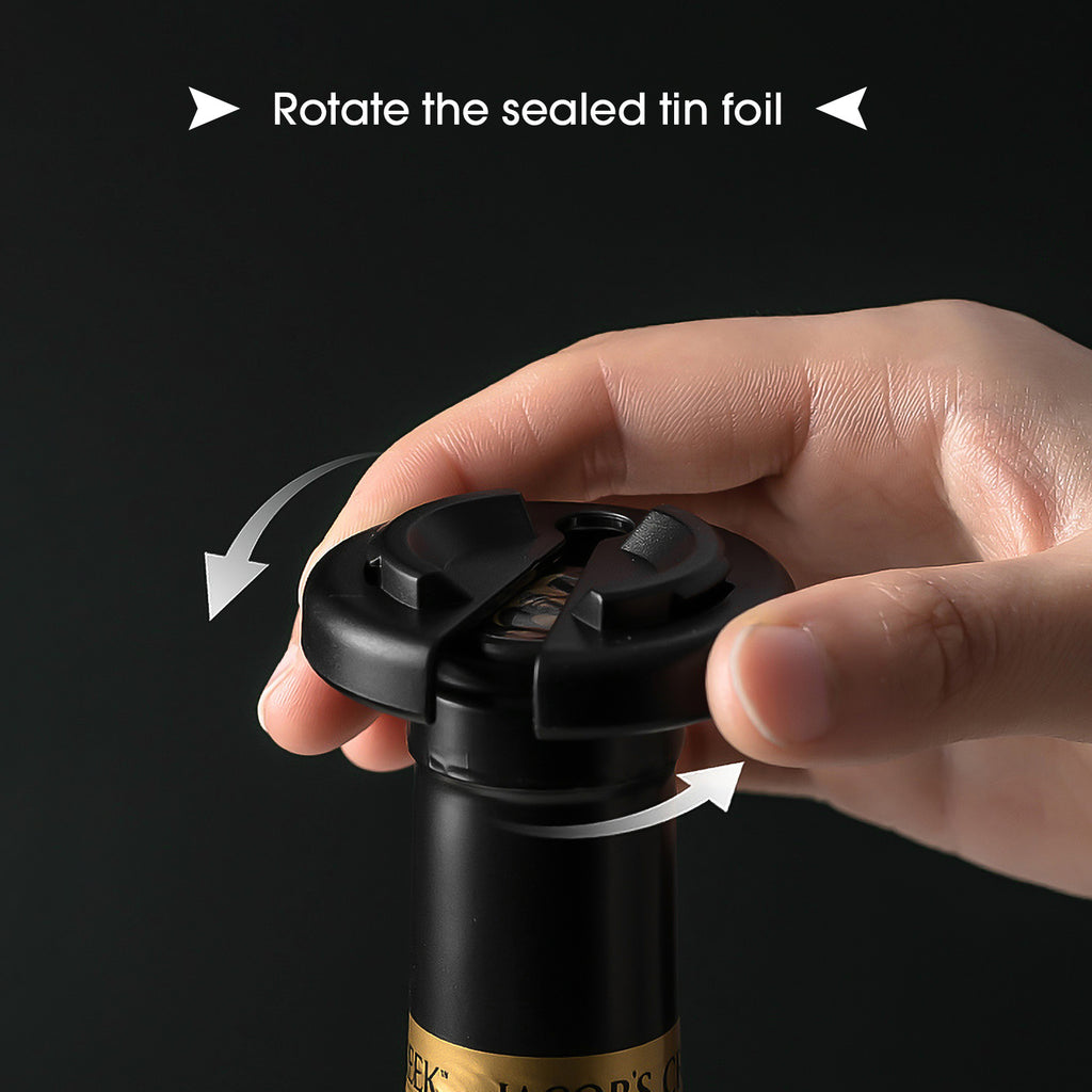 Electric Wine opener set Wine Gift Set,4 in 1 set,Includes Stainless Steel Electric wine opener,Pourer,Vacuum stopper,Foil cutter&Charging Line - Deals Kiosk