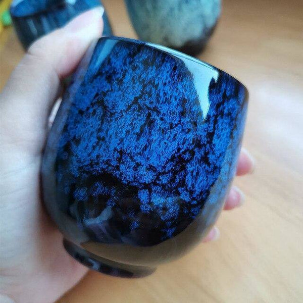 Ceramic Chinese Tenmoku Glazed Tea Cup - Deals Kiosk