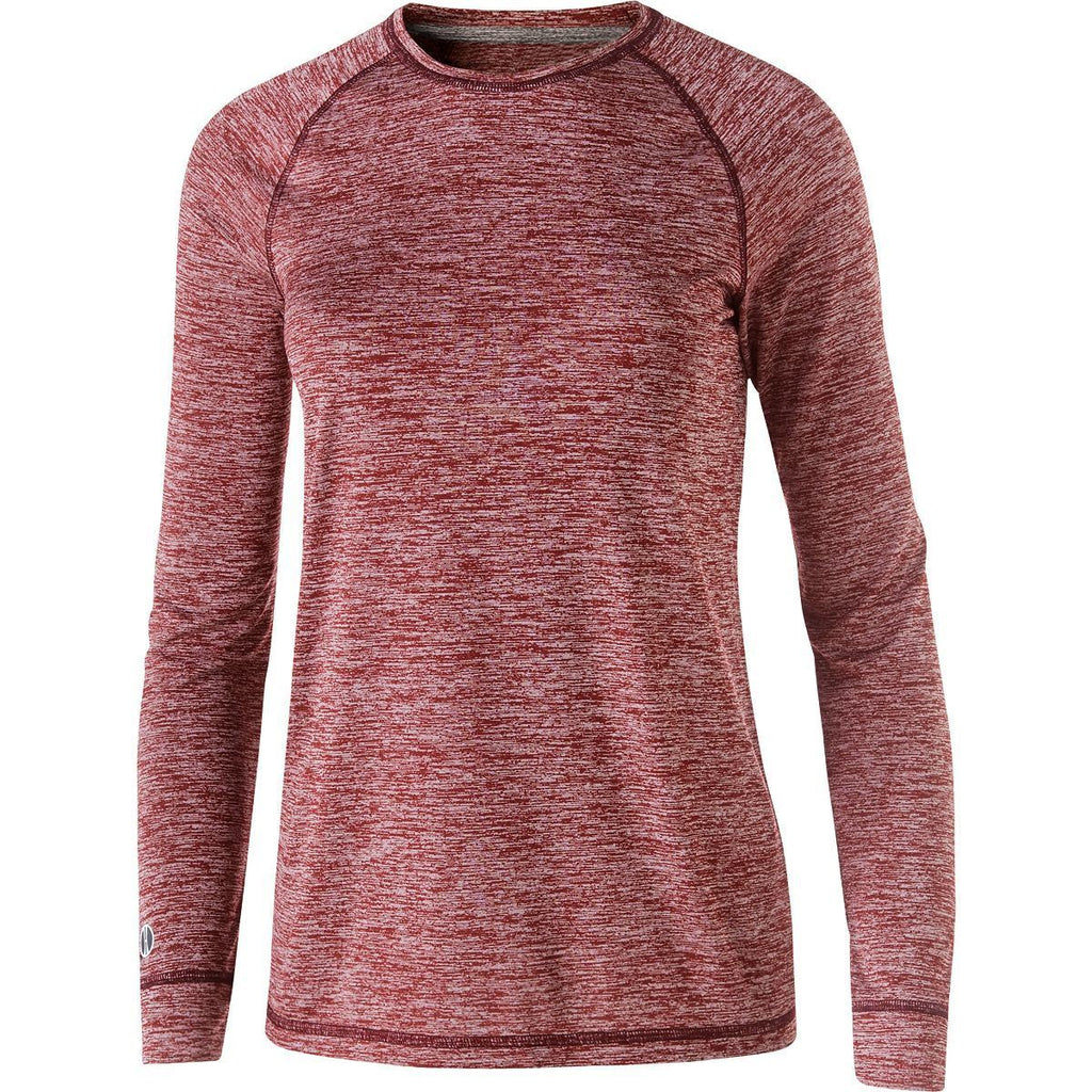 Ladies Athletic Shirt, Electrify 2.0 Long Sleeve Tee - Deals Kiosk