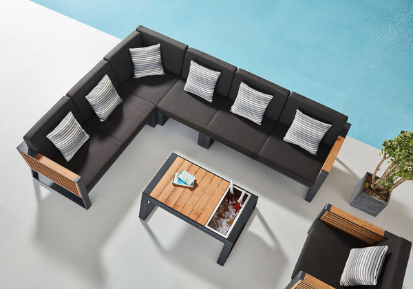 HIGOLD -  New York 6 Seaters Outdoor Sectional Sofa - Deals Kiosk