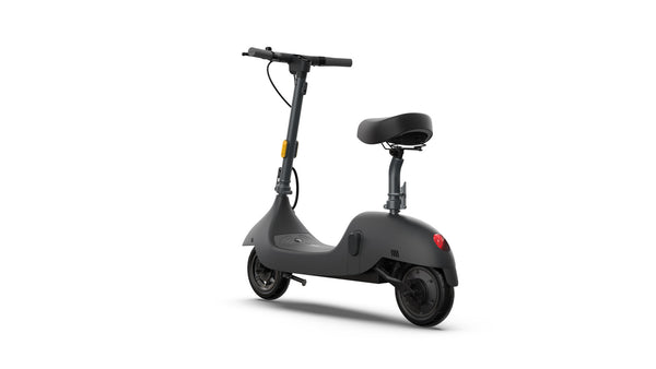 OKAI Beetle Electric Scooter with Seat, Up to 25 Miles Range & 15.5MPH, Modern Moped Scooter Bike with 10inch Vacuum Tires - Deals Kiosk
