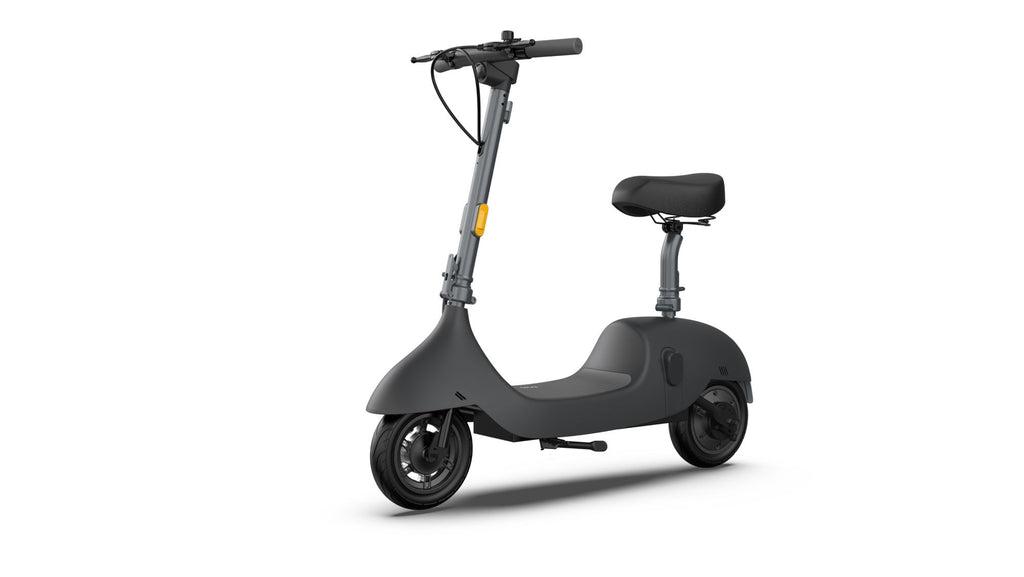 OKAI Beetle Electric Scooter with Seat, Up to 25 Miles Range & 15.5MPH, Modern Moped Scooter Bike with 10inch Vacuum Tires - Deals Kiosk