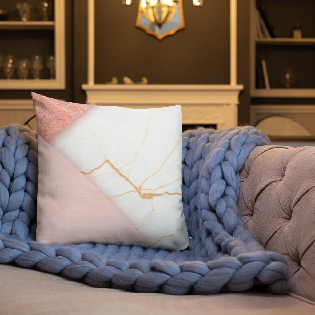 Accent Pillow, Pearly Pink Print - Deals Kiosk