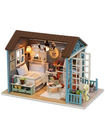 DIY Dollhouse Miniature Kit Romantic Forest Time Wooden Gift House Toy - Deals Kiosk