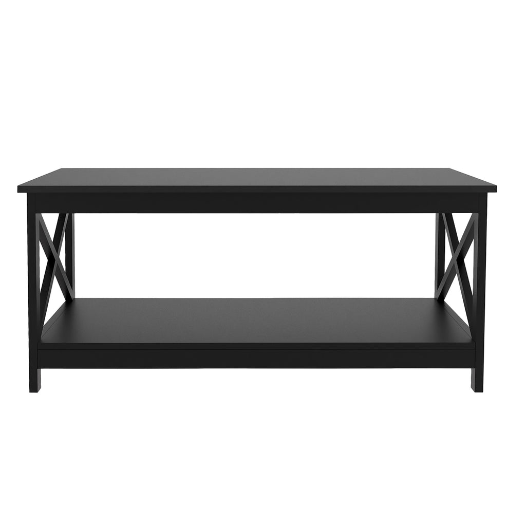 Coffee Table Oxford End Table Concepts Oxford Coffee Table, Black - Deals Kiosk