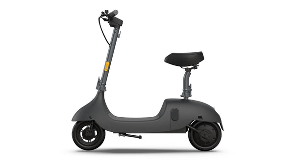 OKAI Beetle Electric Scooter with Seat, Up to 25 Miles Range & 15.5MPH, Modern Moped Scooter Bike with 10inch Vacuum Tires - Deals Kiosk
