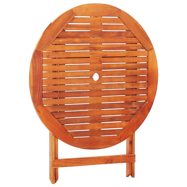 5 Piece Folding Outdoor Dining Set Solid Eucalyptus Wood - Deals Kiosk