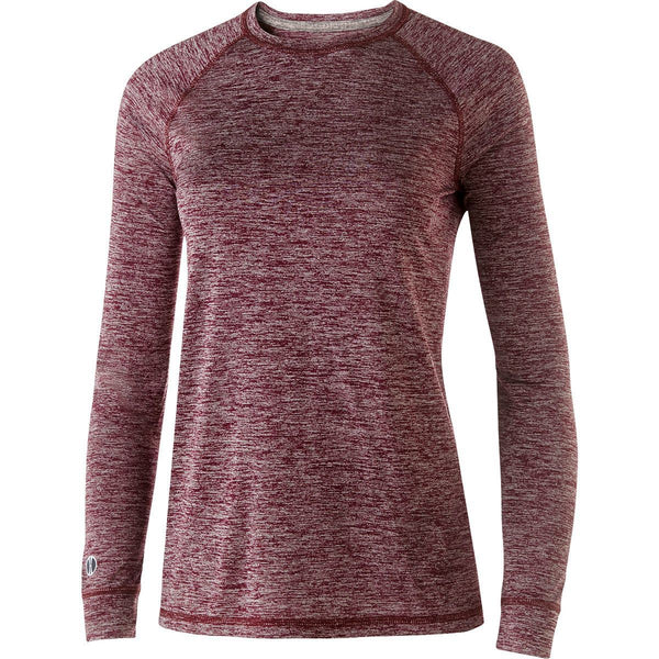 Ladies Athletic Shirt, Electrify 2.0 Long Sleeve Tee - Deals Kiosk