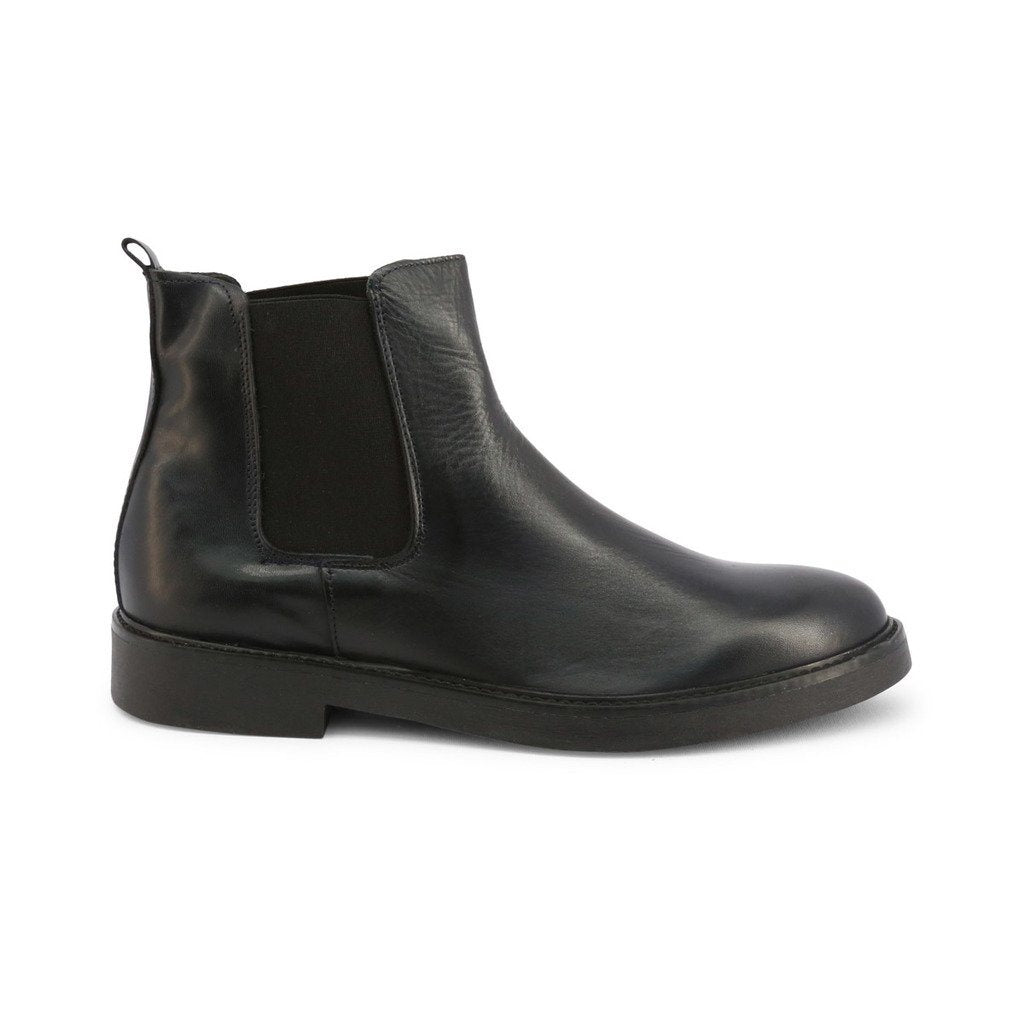 Duca di Morrone Men's Ankle Boots, Slip-On Leather Boots - Deals Kiosk