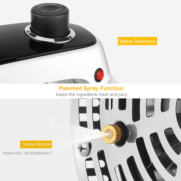 Air Fryer,Oil Free,One-click designed included 11 cook functions,Extendable 12.7QT to 18QT,French Arcopal Glass Bowl 360 degree visibility while cooking - Deals Kiosk