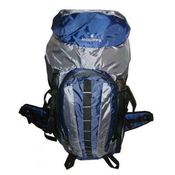 Hiking Backpack w/Internal Frame, 25.5"x17.5"x6", Navy/Grey Case Pack 10 - Deals Kiosk