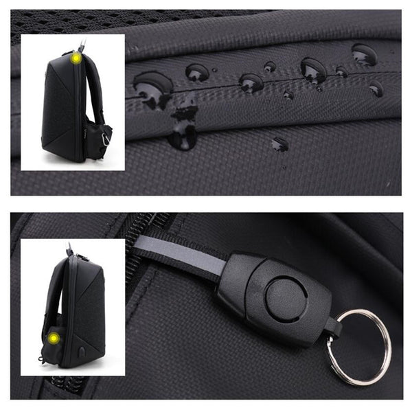 Anti Theft Customs Lock Laptop Backpack Bag Travel Bag With USB Charging Port - Deals Kiosk